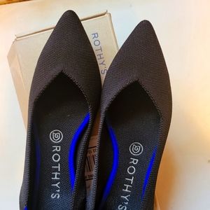 Rothy's Black Pointed Toe Flats